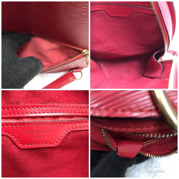 LOUIS VUITTON MABILLON BACKPACK EPI RED VI0029  FINAL SALE - Picture 8 of 8